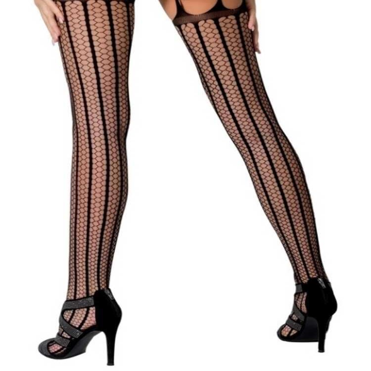 Passion 3700418000500 S004 Sexy Tights Red Tu