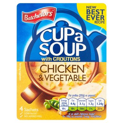 Batchelors Cup A Soup Chicken & Veg 115g x 3