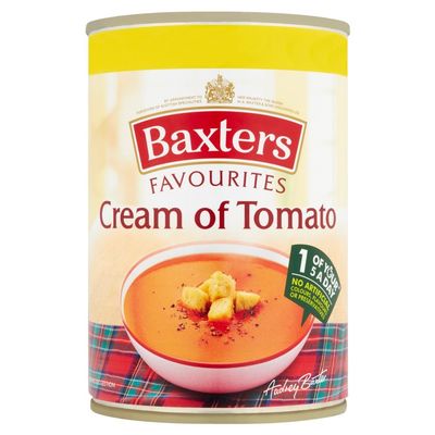 Baxter Baxters Favourites Cream of Tomato Soup 400g x 6