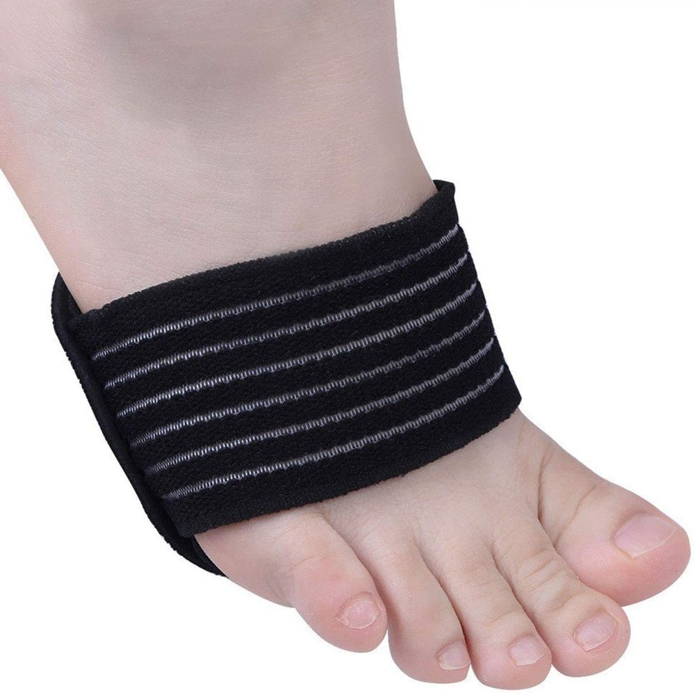 2 Pairs (4 Pieces) per package. Pedimend Fallen Arches Support | Foot Massager Straps for Plantar Fasciitis Callus Cushion | Arthritis Foot Support Socks for Men & Women