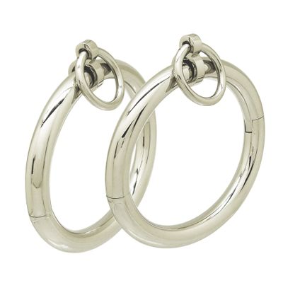 ACECHANNEL Stainless Steel Bracelets with Removable O Ring Clasp, 60MM X 50MM, 304 Stainless Steel, N/A