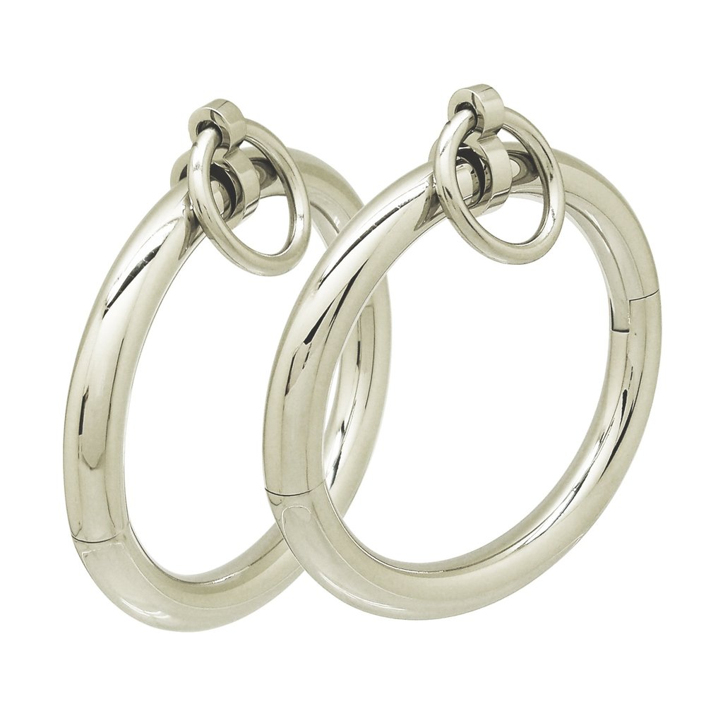 ACECHANNEL Stainless Steel Bracelets with Removable O Ring Clasp, 60MM X 50MM, 304 Stainless Steel, N/A
