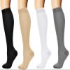4 Pairs Compression Socks Women & Men 15-20 mmHg, Perfect Compression Stockings Nurse Running Maternity Pregrancy Flight Travel Medical Sport view 1