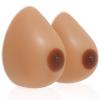 Vollence GG Cup Silicone Breast Forms Fake Boobs Concave Bra Pad Mastectomy Transgender Cosplay Crossdresser - Suntan view 1