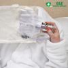 10Pcs Urine Leg Bag 500ml Capacity with Long Tube (25cm) - Lever Tap Valve - Fabric Back  Sterile Drainage Leg Bag - Catheter Leg Bag - Suitable to use with Catheter Leg Bag Straps view 3