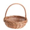 e-wicker24 Alles aus Weide Gift Basket Made of Willow, Colourful Painted Wicker Gift Basket, Decoration Basket, Handle Basket view 1