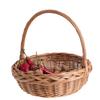 e-wicker24 Alles aus Weide Gift Basket Made of Willow, Colourful Painted Wicker Gift Basket, Decoration Basket, Handle Basket view 2