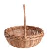 e-wicker24 Alles aus Weide Gift Basket Made of Willow, Colourful Painted Wicker Gift Basket, Decoration Basket, Handle Basket view 3