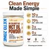 Dr. Colbert's Keto Zone MCT Oil Powder - Vegan - French Vanilla Flavour - 315 Grams - 30 Servings view 2