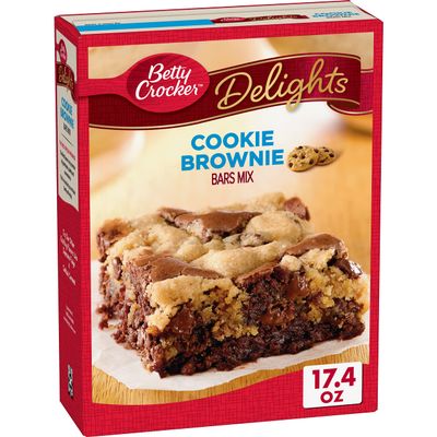 Betty Crocker Cookie Brownie Bars Mix 493gr