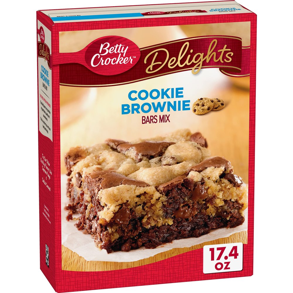 Betty Crocker Cookie Brownie Bars Mix 493gr