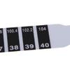 Dabixx Forehead Head Strip Thermometer Fever Body Baby Child Kid Adult Check Test Temperature Monitoring Safe Non-Toxic 10 Pieces Black+White 9cmx1.5cm/3.54"x0.59" view 3