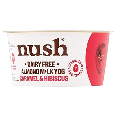 Nush Almond Milk Yoghurt Caramel & Hibiscus 120g