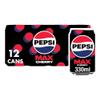 Pepsi Max Cherry - No Sugar - 12 x 330ml cans view 1