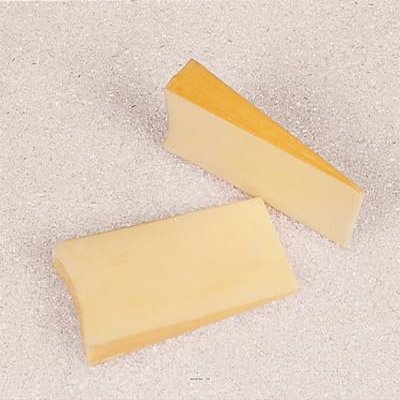Artif-Dco-Mag.com Set of 2 Moulded Plastic Cheese Slices 160 x 75 mm