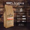 COFFEE CRUISE Sweet Brazil Brazilian Coffee Beans 1kg - Medium Roasting - Aroma Cocoa and chocolate - For All Coffee Machines - 100% Arabica view 2