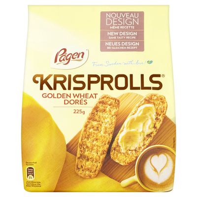 Pagen Krisprolls Golden Wheat Dores, (5x225g)