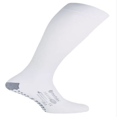 Saphena - Unisex Medical Graduated Compression After Surgery Below Knee Non Slip Anti Embolism Stockings with Grips (Standard, Green (BKG))
