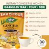 Dalgety Instant Ginger Herbal Tea (Blended with Honey granules) 100% Natural. Tear & Pour Sachets (3 Pack Bags - Total 90 sachets) 810g view 3