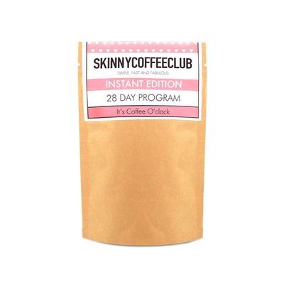 Skinny Coffee Club Instant Coffee Original 28 Day Program | Get Slim Fast, Last Minute Solution | Simple, Fast and Fabulous | Specifically Formulated for Your Goal | Made in The UK