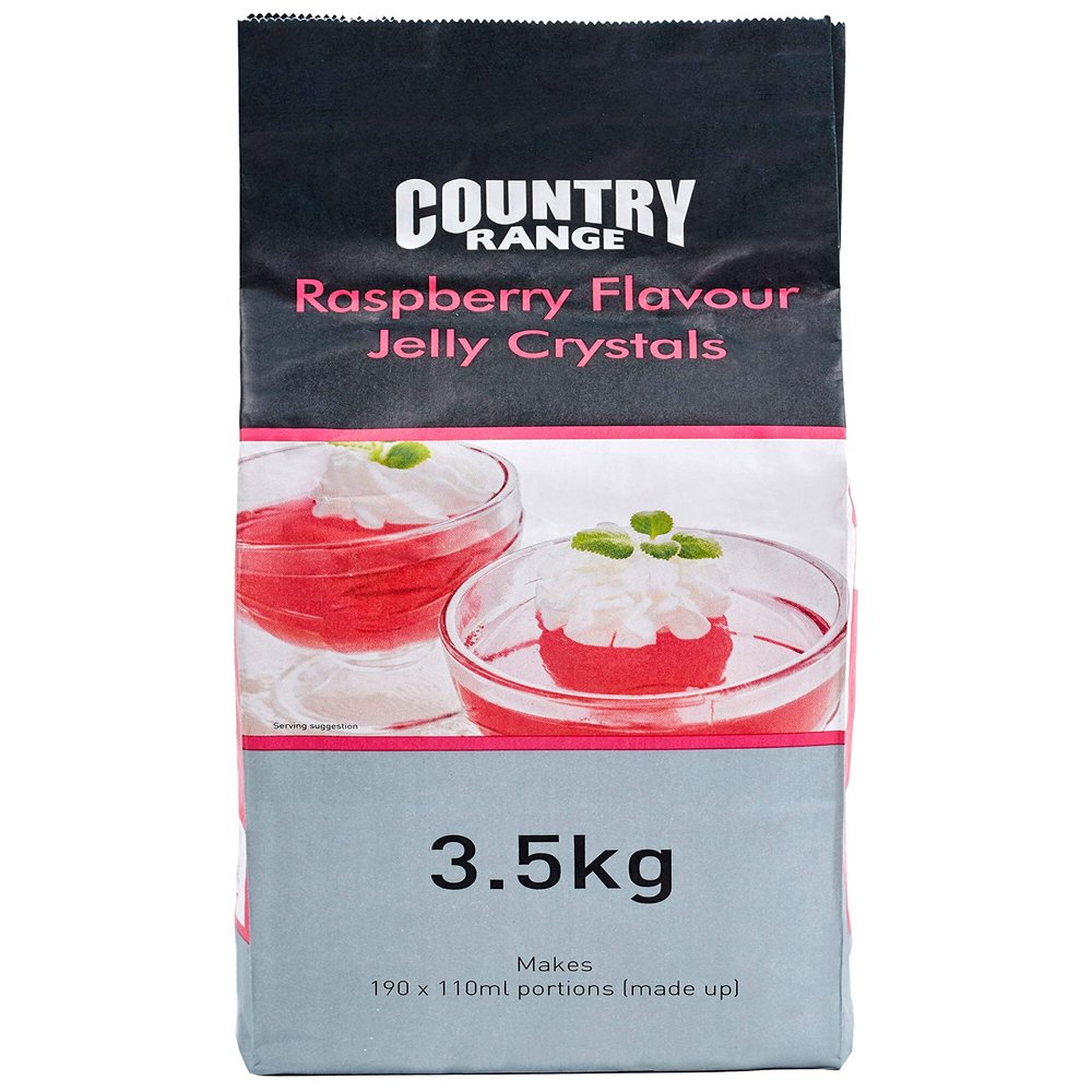 Country Range Raspberry Jelly Crystals - 1x3.5kg