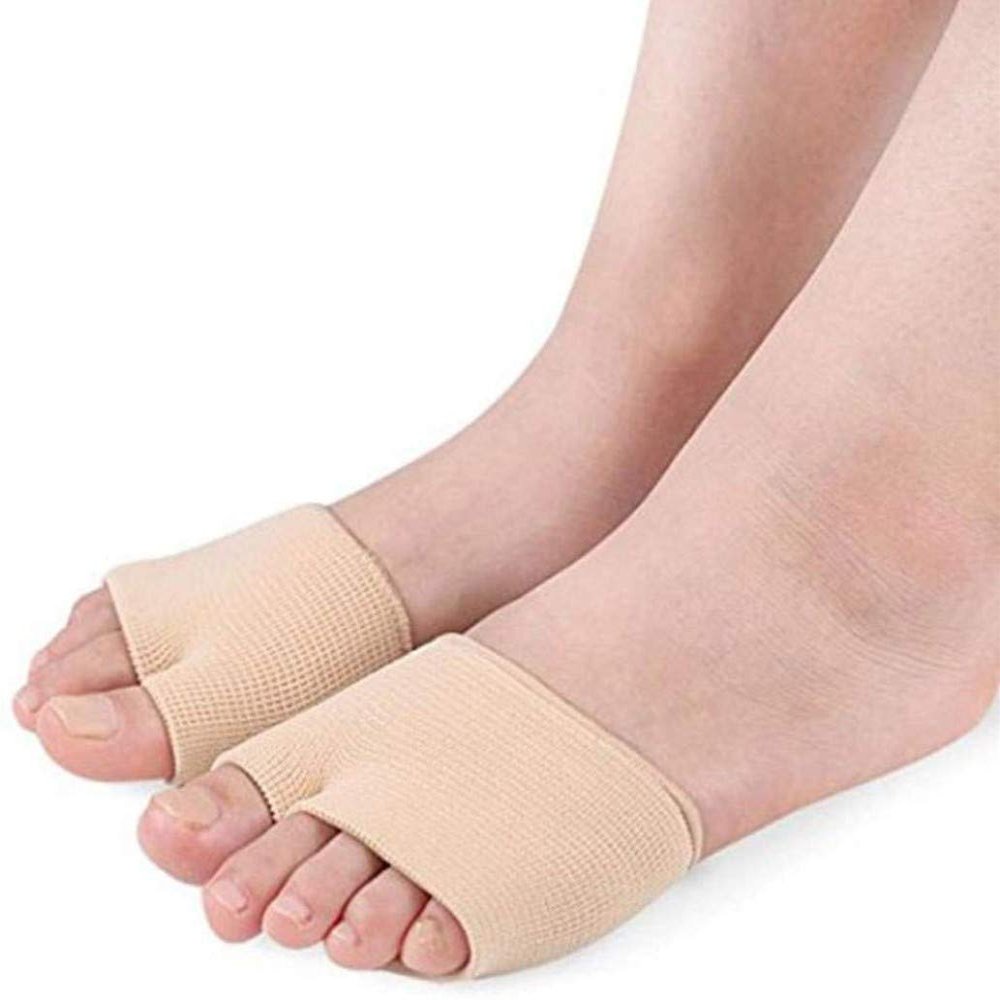 2 Pairs (4 Pieces) per package. PEDIMEND Fabric Metatarsal Sleeve with Cushion Gel Pads | Relieve Ball of Foot Pain | Supports Metatarsalgia Fracture | Morton's Neuroma Pad