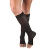2 Pairs (4 Pieces) per package. PEDIMEND Open Toe Graduate Compression Socks | Maternity Pregnancy Compression Socks | Blood Circulation & Recovery (BLACK) view 3