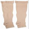 2 Pairs (4 Pieces) per package. - PEDIMEND Compression Thigh Highs Open Toe Stockings | Anti-Fatigue Slimming Compression Socks - UNISEX - (BEIGE) (Beige) view 2