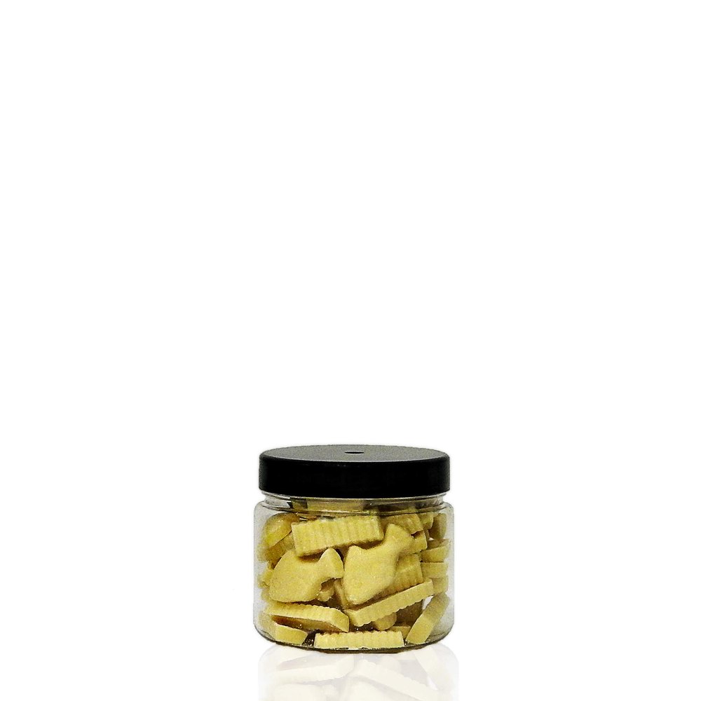 Fish & Chips 550g XSmall Sweet Jar A Personalised Gift Jar Filled with Your Favourite Retro Sweets! (NO Label)