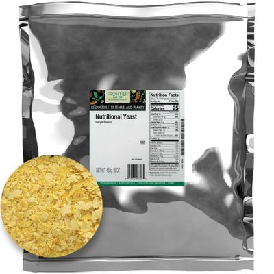 Nutritional Large Flakes Yeast - 1 lb,(Frontier) [Health and Beauty]