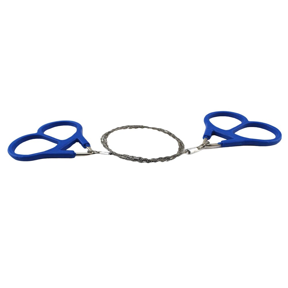 Bestgift Wire Saw with Finger Handle for Cutting Blue One Size