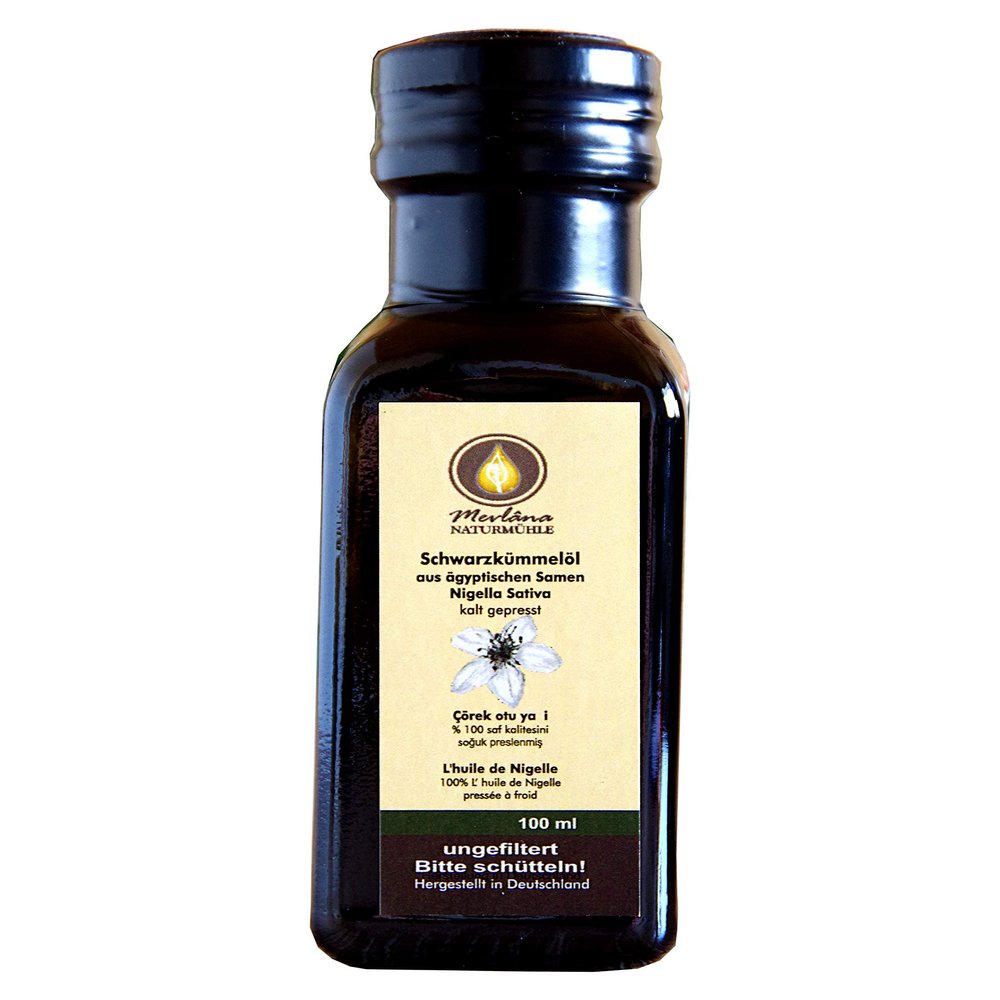 100% Natural Pure Egyptian Black Cumin Oil Mevlana 100 ml Unfiltered