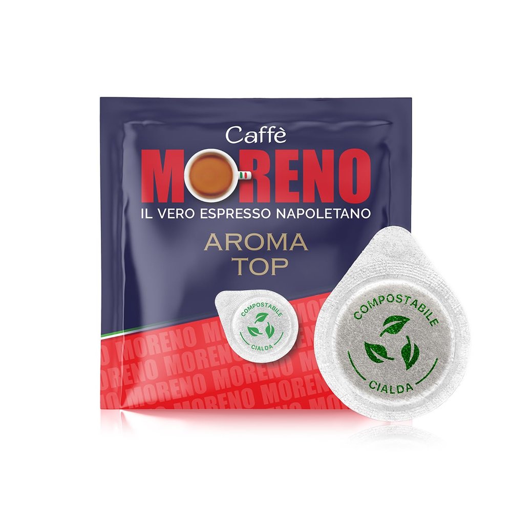 CAFF MORENO - TOP ESPRESSO - Box 150 PODS ESE44 7g