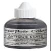 Sugarflair Antique Silver Metallic Glitter Edible Airbrush Colour - Edible Food Colouring Airbrush Paint for Cakes, Cupcakes, Icing and Cake Decorations - 60ml view 1