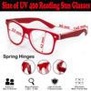 4sold Unisex SUN READING GLASSES +1.00, 1.5 +2.00 +2.5 +4.00 SUNGLASSES BLACK RETRO NOW BIG (black, 3.00) view 3