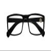 3 x PAIRS GREAT VALUE Stylish Reading Glasses Retro Unisex in Brown, Grey & Black TN55 (3 x Black, 2.50) view 4
