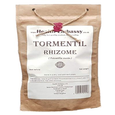 Tormentil Rhizome (Potentilla Erecta - Tormentillae Rhizoma) Health Embassy - 100% Natural (50g)