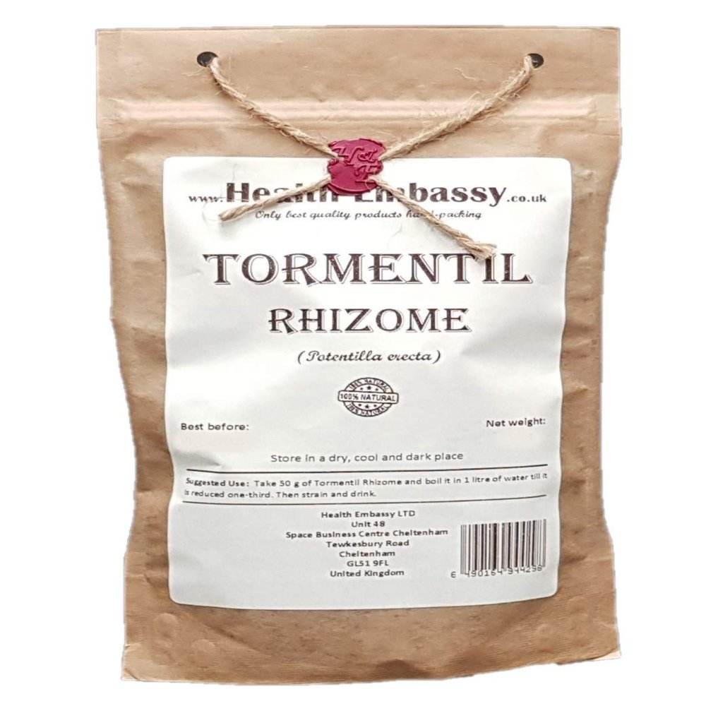 Tormentil Rhizome (Potentilla Erecta - Tormentillae Rhizoma) Health Embassy - 100% Natural (50g)