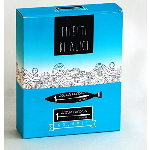 Anchovy fillets 50 Gr. - Acqua Pazza Gourmet
