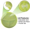 Rehabilitation Advantage 3 Compartment Portion Plate with Lid (Set of 2) view 4
