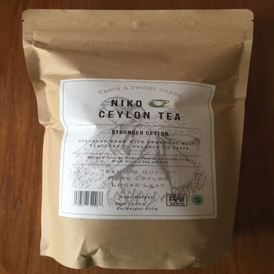 NIKO Stronger Ceylon (500g Catering Pack) Broken Orange Pekoe (BOP)/Premium Loose Leaf Black Tea
