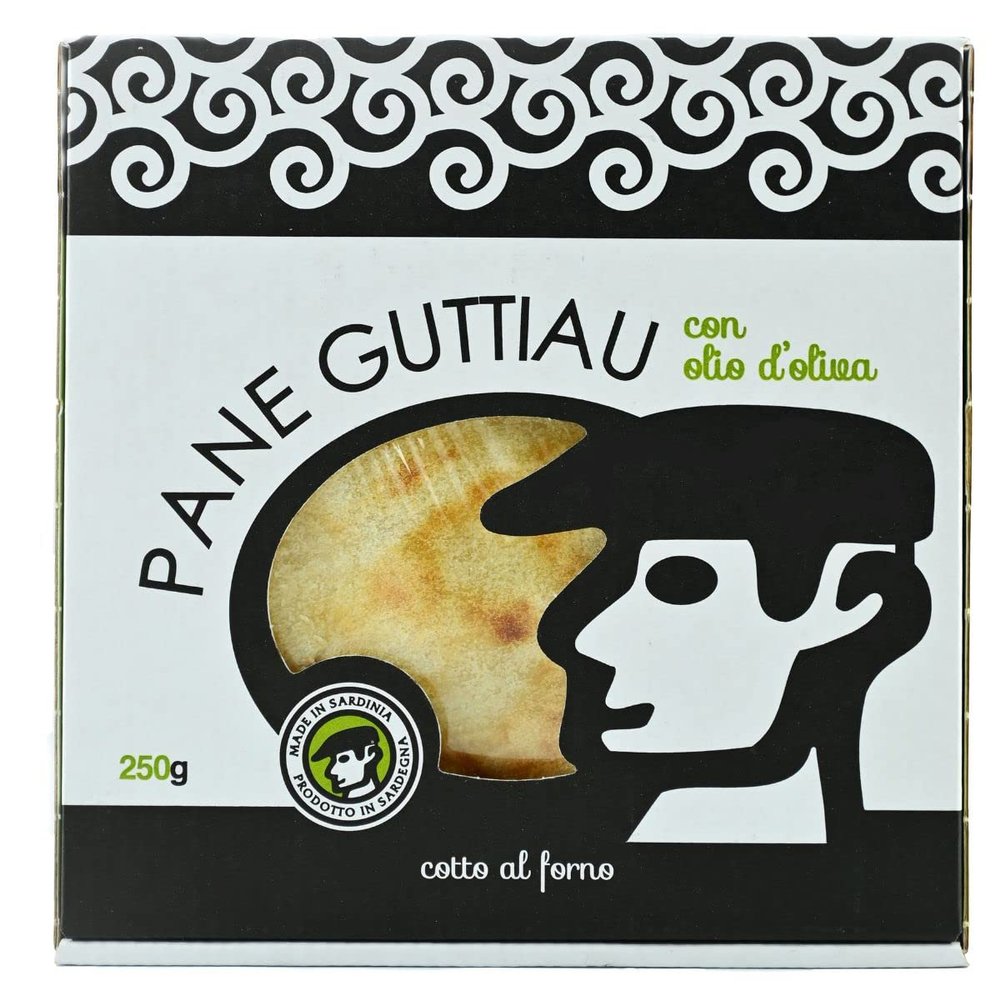 Guttiau: Pane Carasau with Olive Oil (Sardinian Paper Bread) 8.8 Ounce (250gr) Package