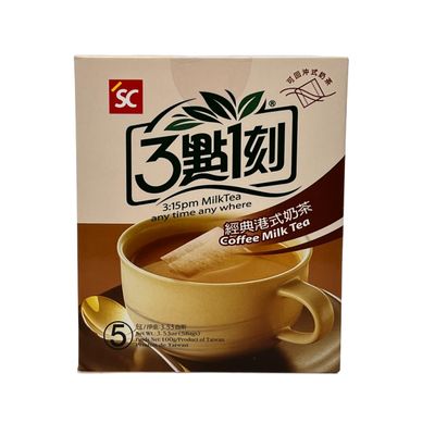 3:15PM Hong Kong Style Coffee Milk Tea 5 Bags 100g