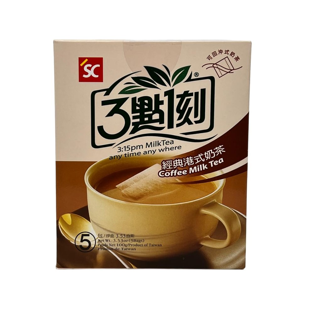 3:15PM Hong Kong Style Coffee Milk Tea 5 Bags 100g