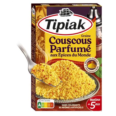 Tipiak Graine Couscous Scented with Spices of the World 255 g Bags