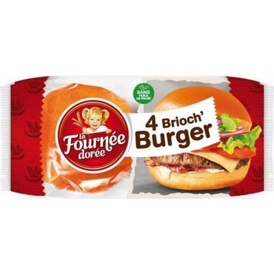 La Fourne Dor 4 Brioch? Burger 250 g (Pack of