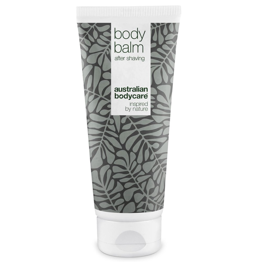 Australian Bodycare Body Balm for Women & Men 200ml | Tea Tree Oil Aftershave for Ingrown Hairs, Razor Bumps and Razor Burn | Immediate Relief after Shaving | Perfect for Body Hair Removal and Shaving