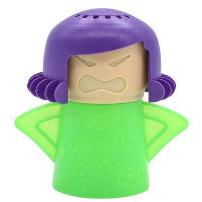 Microwave Cleaner, Cool Angry Mama Microwave Oven Steam Cleaner Easily Cleans The Crud in Minutes, Steam Cleans and Disinfects with Vinegar and Water