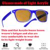 4sold Unisex SUN READING GLASSES +1.00, 1.5 +2.00 +2.5 +4.00 SUNGLASSES BLACK RETRO NOW BIG (UV sun reading Blue rubi, 3.00) view 4