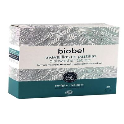 Biobel Ecological Dishwasher Tablets, Pack of 30